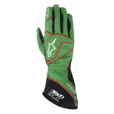 Alpinestars Tech 1 KX Karthandschoen Groen Rood Zwart