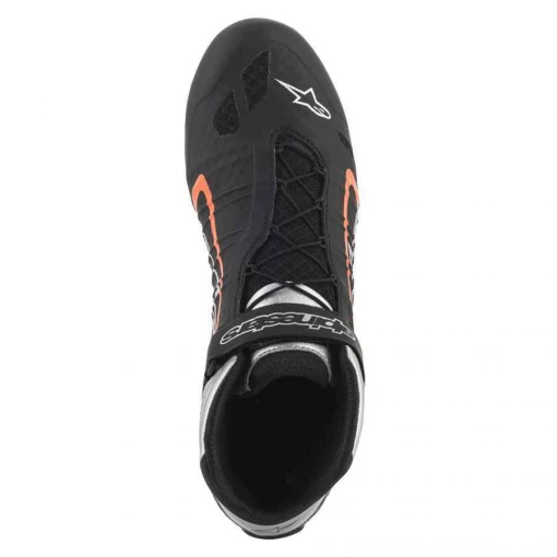 Alpinestars kartingschoen Tech 1 KZ zwart zilver fluo oranje - Afbeelding 5