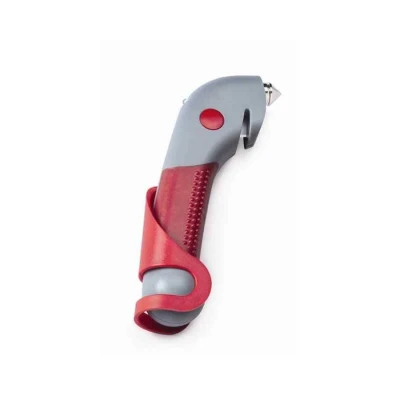 Sparco safety hammer for car window grey red with ball fixation