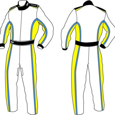 X'Zuit overall voor kartsport CIK-FIA homologatie patroon 3
