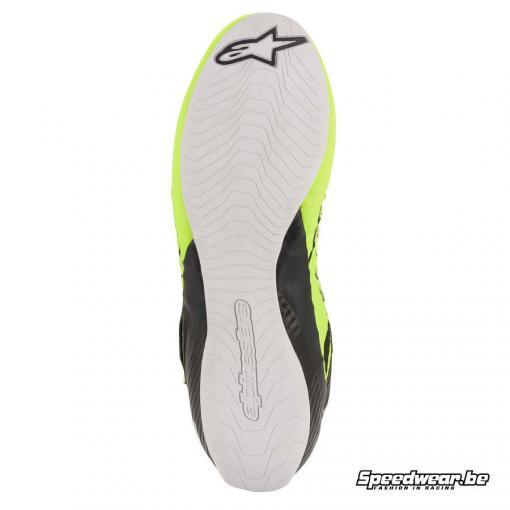 Alpinestars schoenen karting Tech 1 KZ - Fluo geel Zwart - Afbeelding 6