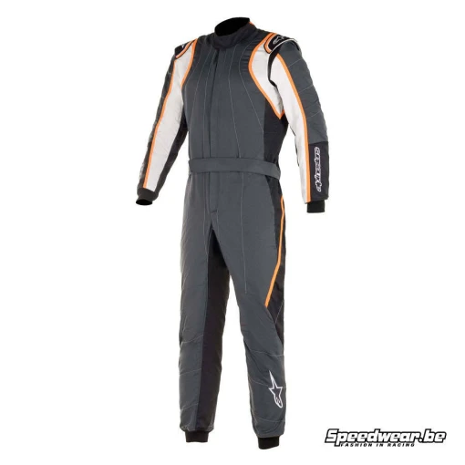 Alpinestars GP racepak voor autosport Race V2 - Anthraciet Wit Oranje