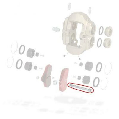 Pin voor voorremklauwen remblokken BWZ / BSS KZ / DD2