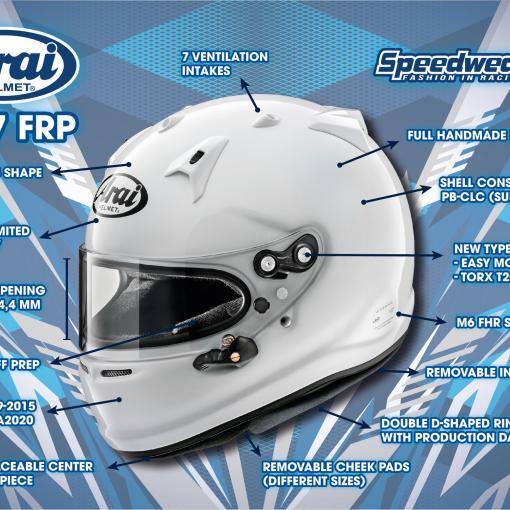Arai GP7 FRP autosporthelm Details