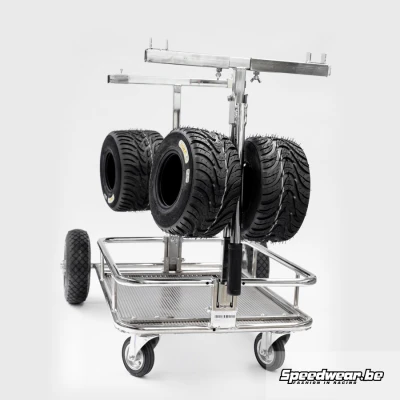 Kart Transporter with tyre holder