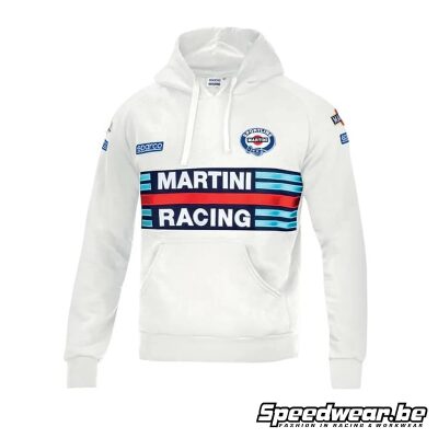 Sparco Hoodie Martini Racing White