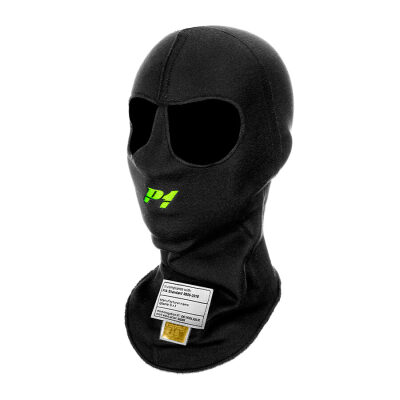 P1 Racewear Nomex Eyehole Balaclava AIR zwart