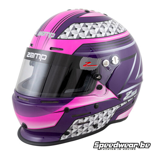Zamp Autoracehelm RZ 62 Roos/Paars