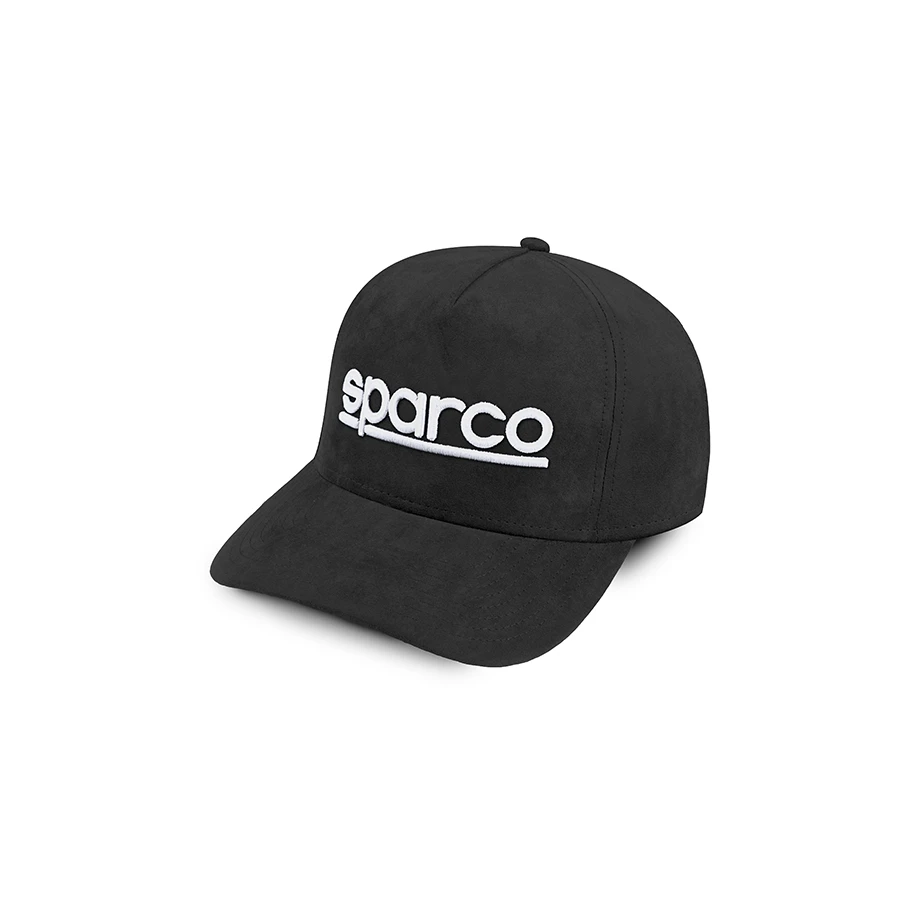 Sparco Zwarte Pet van Suede