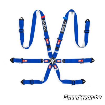 Sparco Gordel harnas H-2 PU blauw