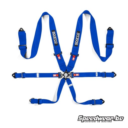 Sparco Gordel harnas H-3 STEEL Blauw