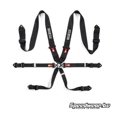 Sparco Belt Harness H-3 STEEL Black