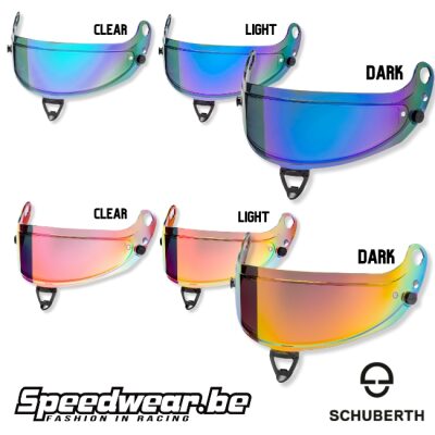 Schuberth Vizieren variatie kleuren