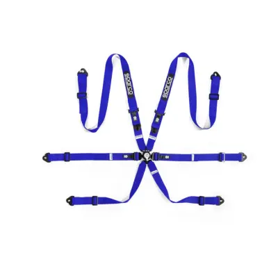 Sparco BELT COMPETITION H-2PD 6PT blue PLLDW
