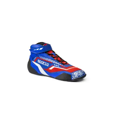 Sparco K-ROCK 2025 Karting Schuh Blau Rot