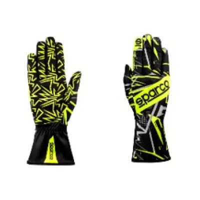 Sparco K-ROOKIE Gant Kart Noir Jaune