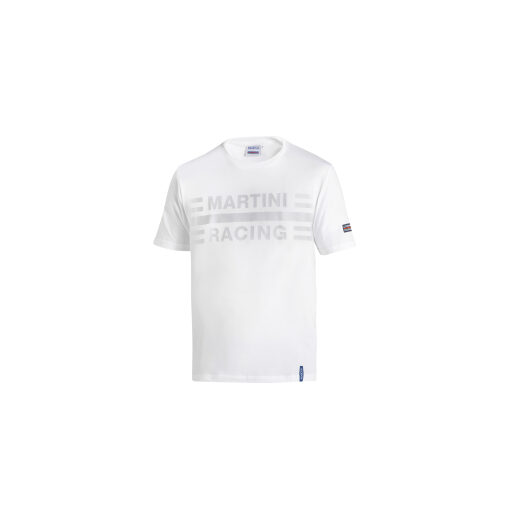 Sparco T-Shirt Big Logo Martini-R Wit 