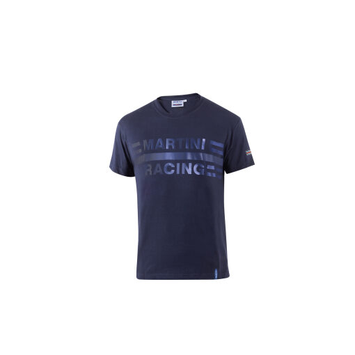 Sparco T-Shirt Big Logo Martini-R Donkerblauw