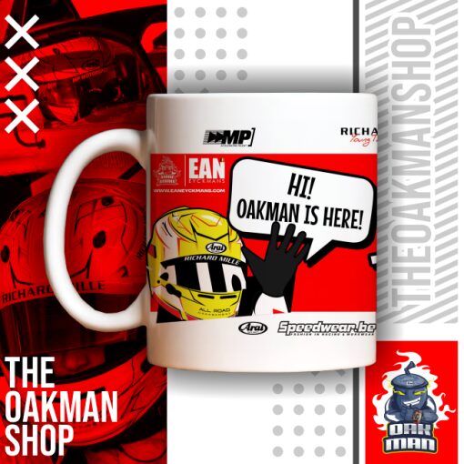 Ean Eyckmans Cartoon Racer Mug