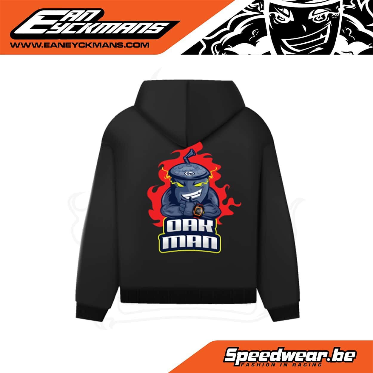 Oakman GET READY Hoodie Zwart