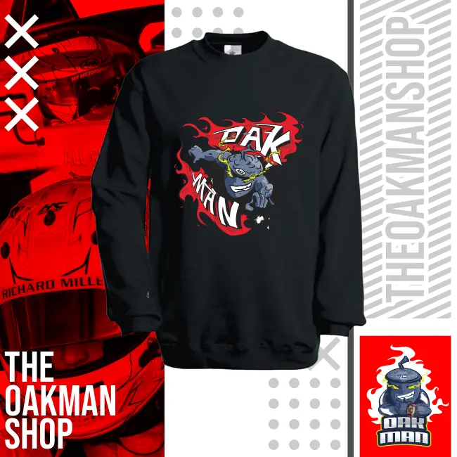 Oakman Power SWEATSHIRT Negro