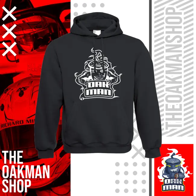 Sudadera Oakman CARTOON Negro