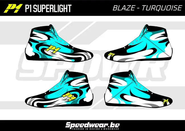 P1 CustomDesign Zapato BLAZE Turquesa