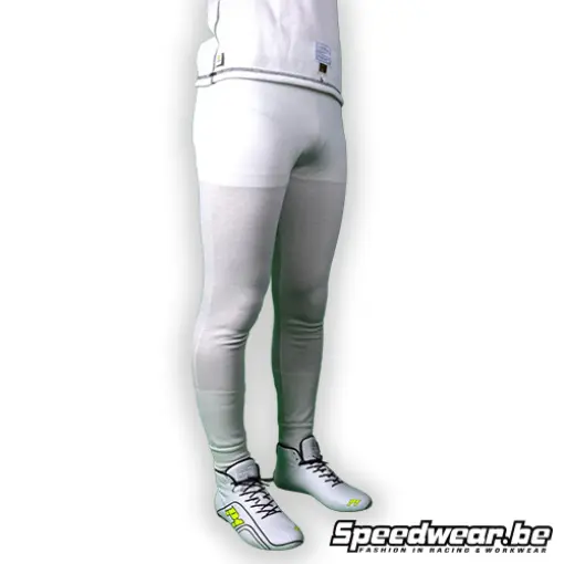 P1 Advanced Racewear Nomex Broek X-Flow FIA 8856-2018 Wit