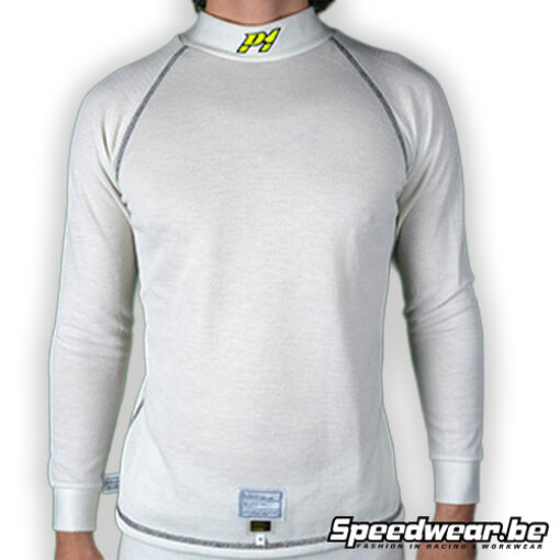 P1 Advanced Racewear Race Shirt FIA 8856-2018 Wit