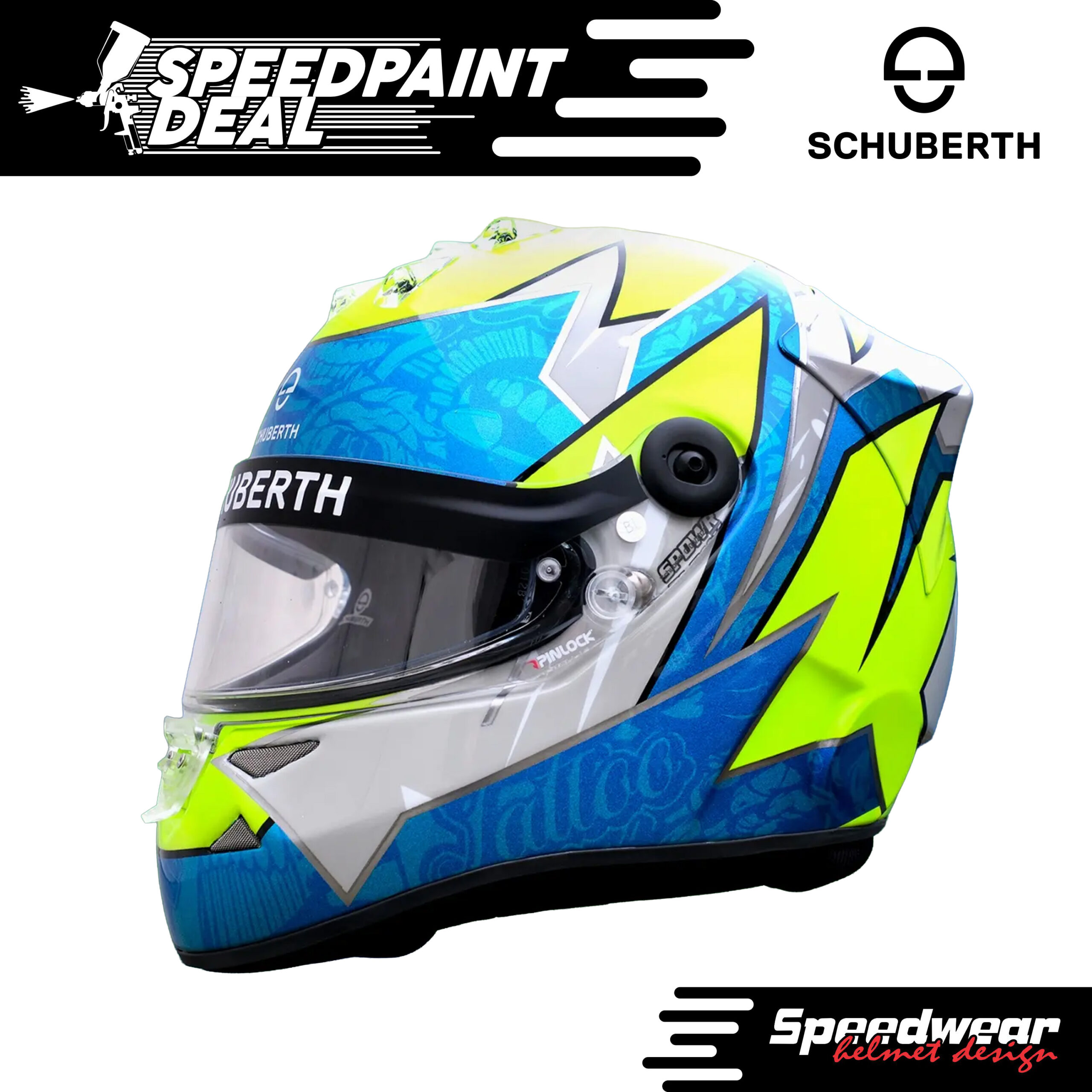 SpeedPaint SCHUBERTH Ready To Ship TATTOO