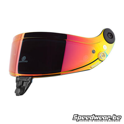 Schuberth SDL Vizier Light Smoke Multilayer Rood - HC