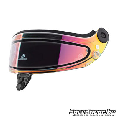 Schuberth SDL – Regenvizier Clear met ROOD Spiegelcoating