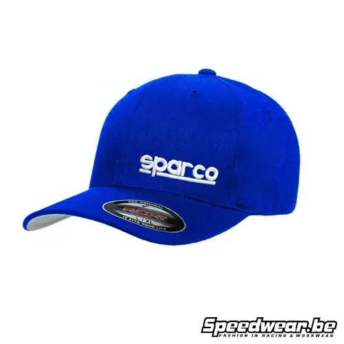 Sparco pet Flexfit Royal Blauw