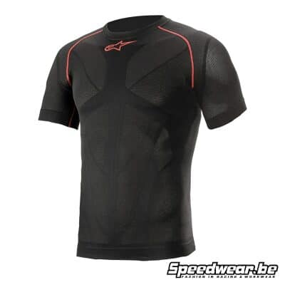 Alpinestars Ride Tech V2 Top Short Sleeve Summer Black Red