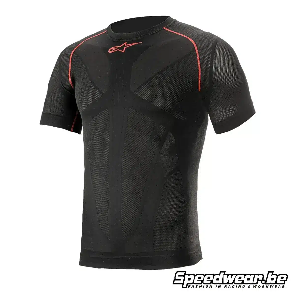 Alpinestars Ride Tech V2 Top Short Sleeve Summer Black Red
