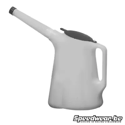 Comes with a flexible spout - 5 liters
