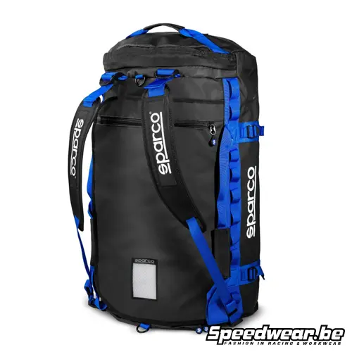 Sac Sparco , grand modèle, noir et bleu
