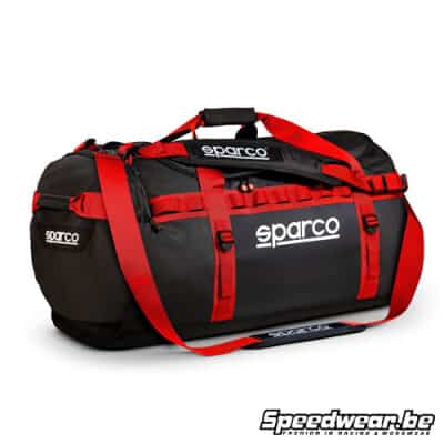 Sparco Duffle Bag Large Zwart Rood
