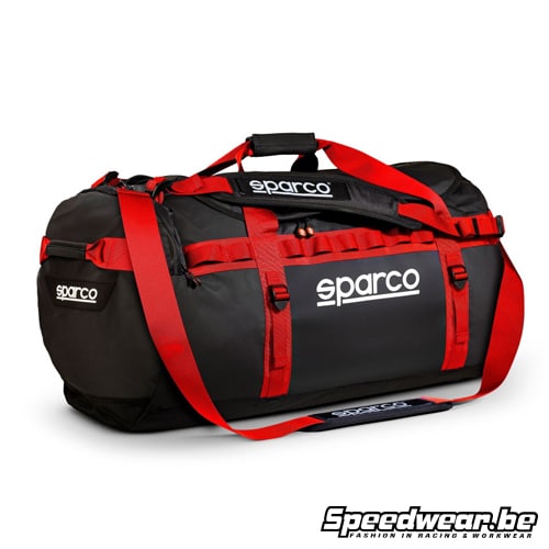 Sparco Duffle Bag Large Zwart Rood