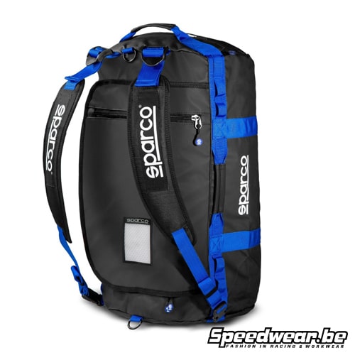 Sparco Duffle Bag Small Zwart Blauw