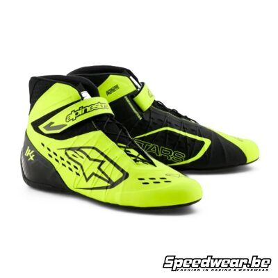 Alpinestars KX Kartingschoen FIA Zwart Fluogeel