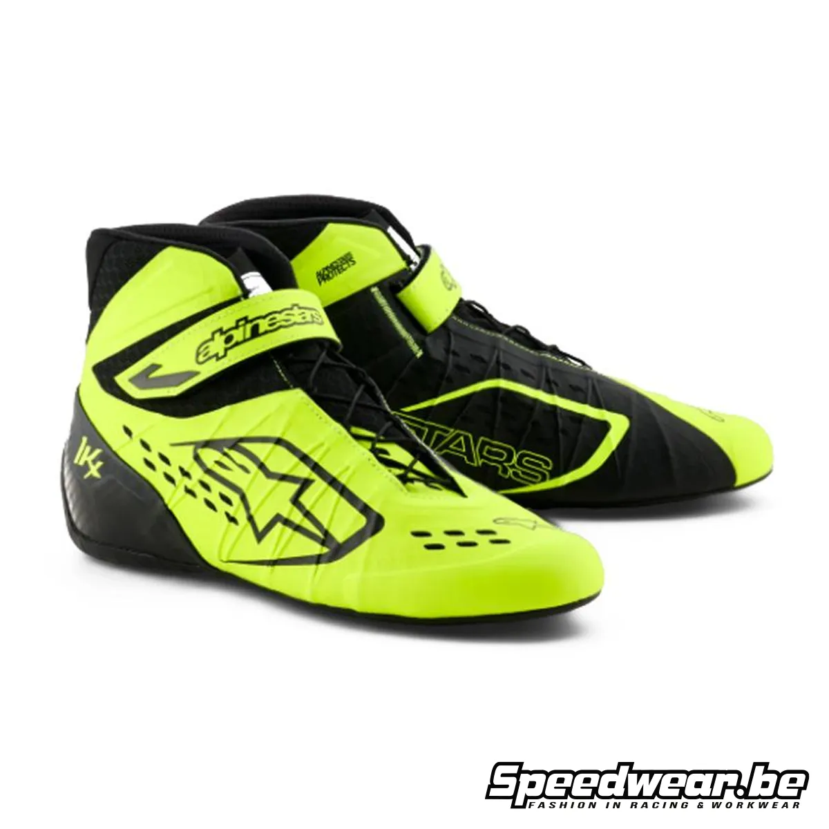 Alpinestars KX Kartingschoen FIA Zwart Fluogeel