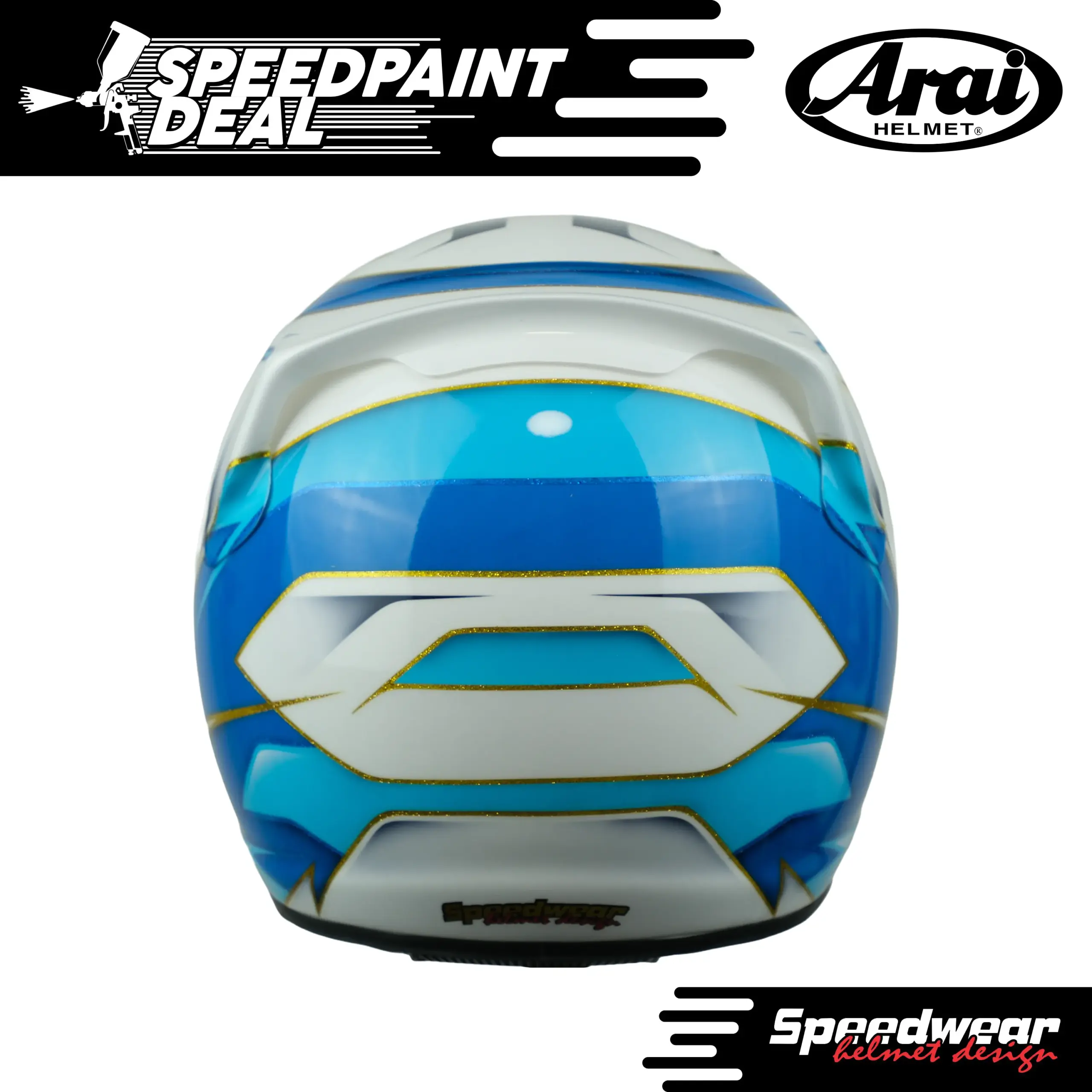 SpeedPaint Deal Arai CK6 Karthelm Small met Chroom Design - Afbeelding 7