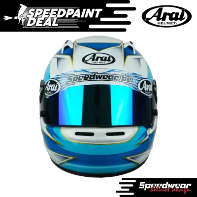 SpeedPaint Deal Arai CK6 Karthelm Small met Chroom Design