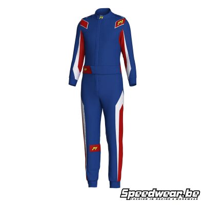 Combinaison de course P1 Lite Best en Nomex, bleu royal
