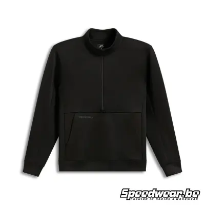 Sudadera Alpinestars con media cremallera, negra