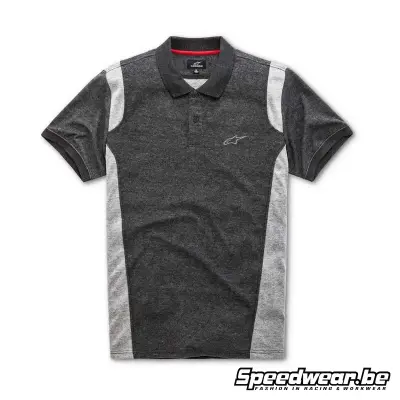 Polo Alpinestars face Alpinestars , couleur charbon