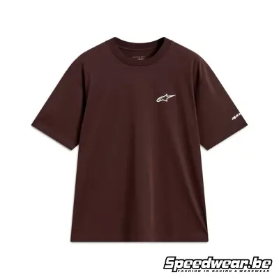 T-shirt Alpinestars Oversized SS CSF, marron