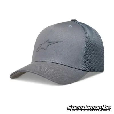 Casquette Alpinestars AUGMENT TRUCKER, gris