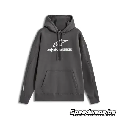 Sudadera con capucha Alpinestars Oversized, color carbón